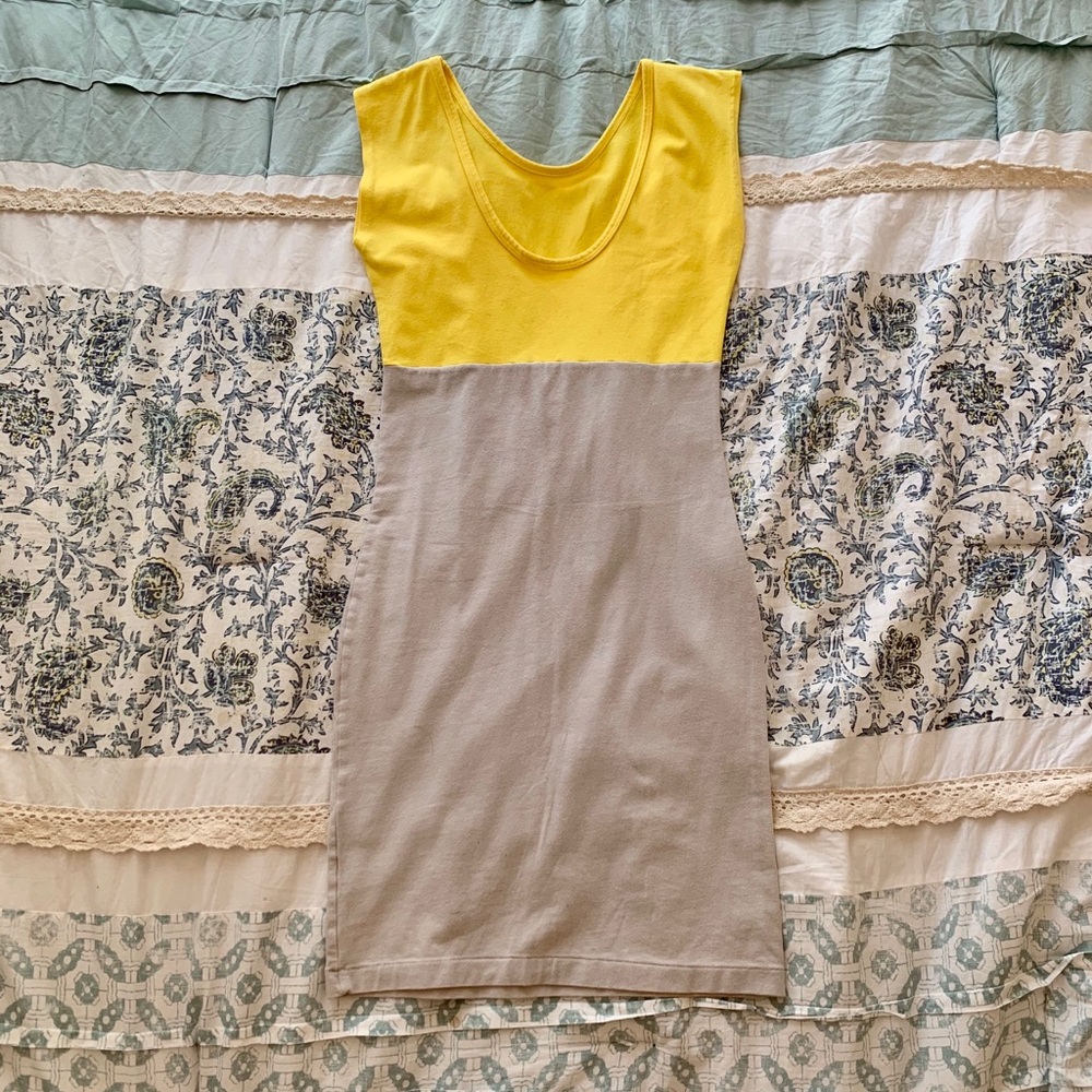 American Apparel colorblock dress